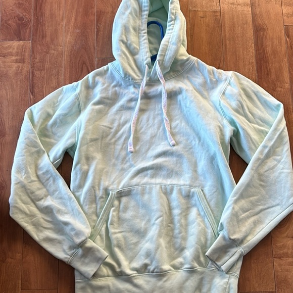 🌟Women’s Fleece Mint Green Long Sleeve Hoodie - Picture 3 of 9